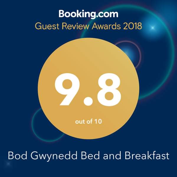 We have just been informed that we have been awarded our 3rd Guest Review Award of 9.8/10. Thank you to all our guests that have reviewed us in the last year.  ♥