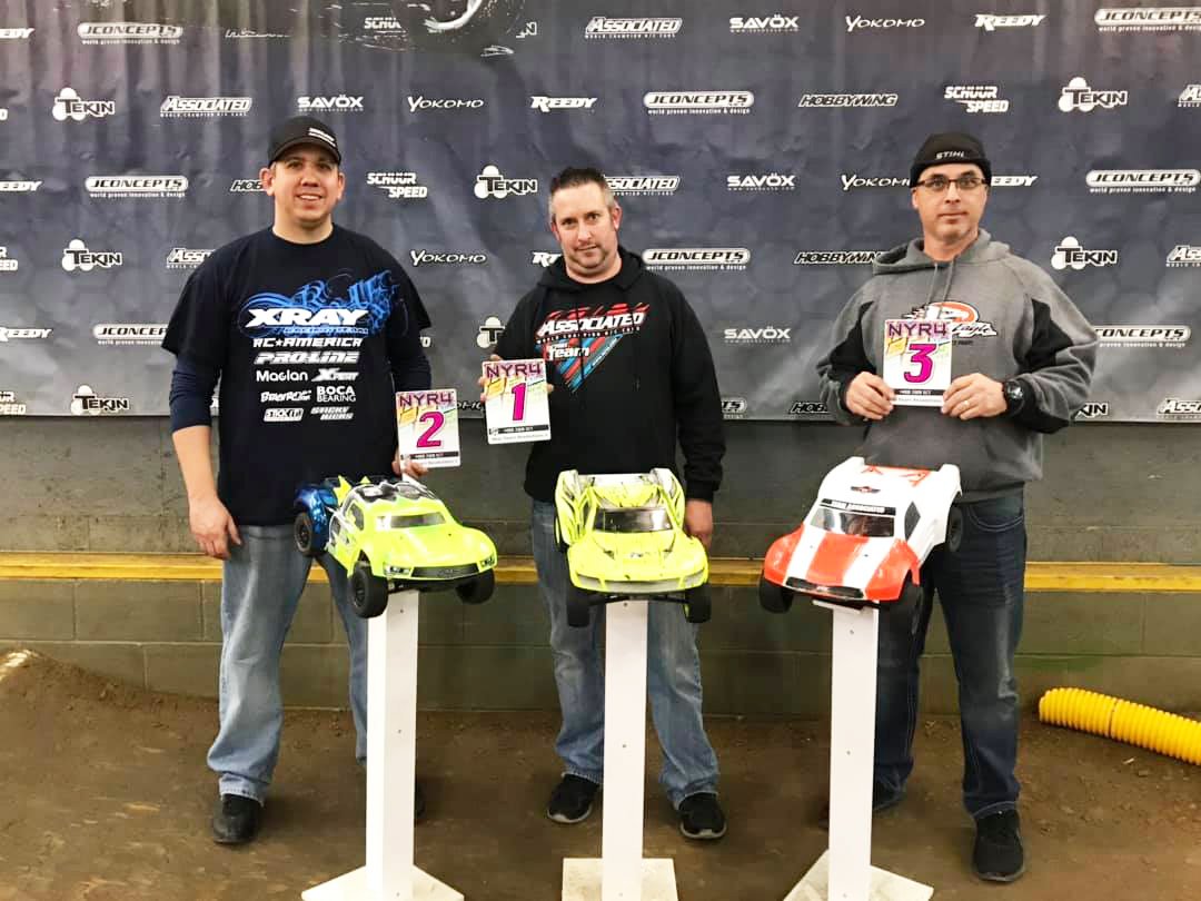RCAmericaLP's tweet photo. Congratulations to Kevin Thomas!
4th Annual New Year's Resolution Race - Beach RC - Myrtle Beach, SC
1/12/19
2wd SCT - qualified 3rd and finished 2nd Mod 4wd Buggy - qualified 4rd and finished 3rd
13.5  4wd Buggy - qualified 3rd and finished 2nd https://t.co/9Wh0tyACo0