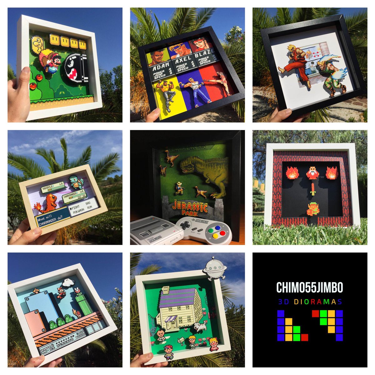 chimo55jimbo's tweet photo. @levmauc Hola! Soy Chimo y hago cuadros 3D de videojuegos cortados a mano con cúter. En mi perfil de Twitter podéis ver vídeos y fotos de mi proceso de trabajo si os interesa! También por aquí:

https://t.co/FBQf2LiYRz
https://t.co/wSffbwBa70

Muchas gracias por el llamamiento Antonio! https://t.co/VHNX4uzPwb