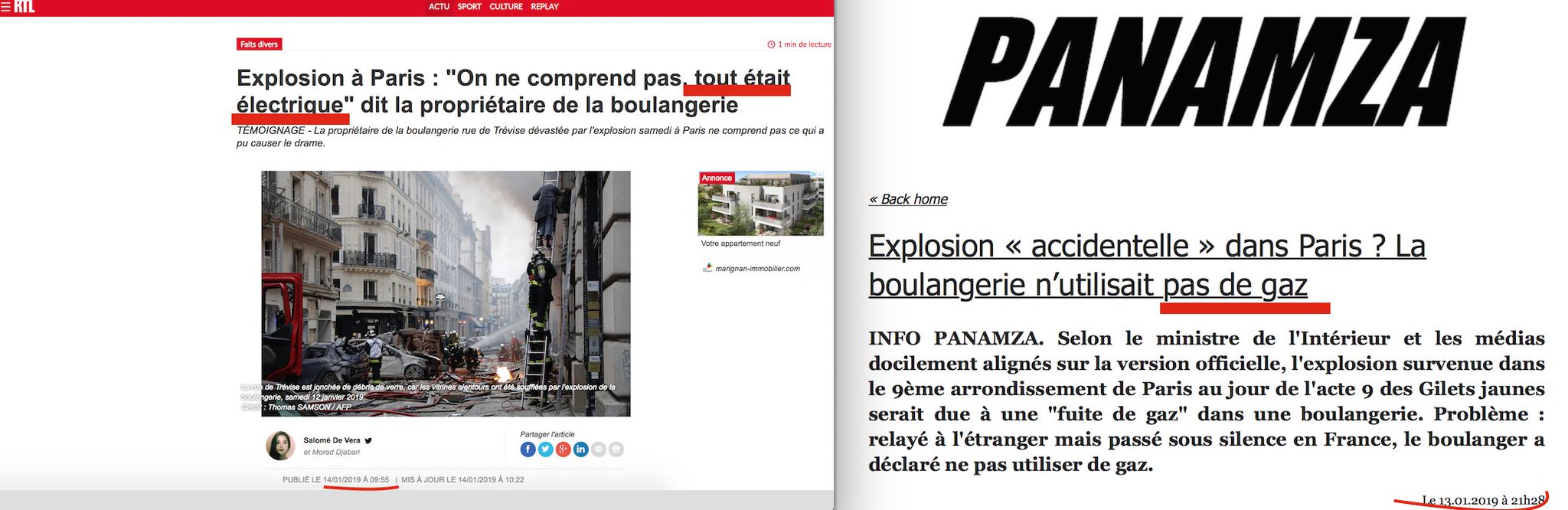 Étrange explosion à Paris : l'info de Panamza est confirmée