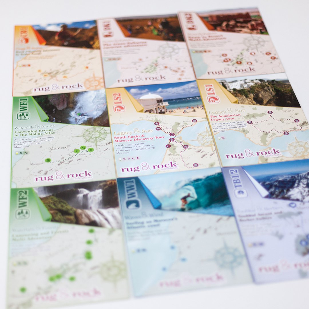 Rug&amp;Rock travel brochures design.
Diseño de oferta de viajes para Rug&amp;Rock.
ラッグアンドロック旅行者の小冊子デザイン。
#graphicDesign  #travel #brochure #designer #brochuredesign #designs #graphic #graphics #スペイン #グラナダ #デザイン #デザイナー  #print #paper