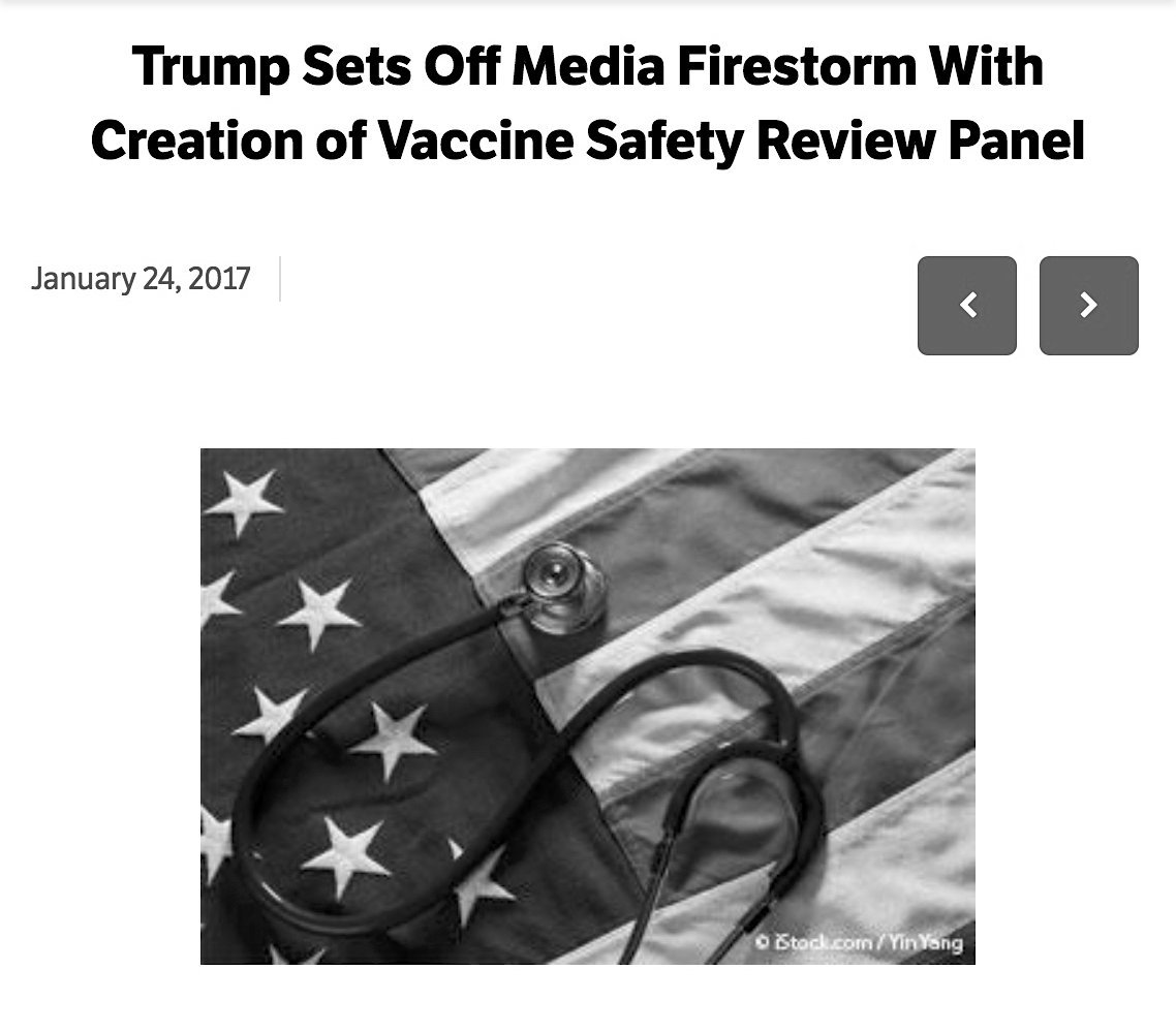 Nine Days Before His Inauguration, Donald J. Trump Held His First Press Conference Since The Election And Announced That The Pharmaceutical Industry Was 'Getting Away With Murder'.January 24, 2017 https://articles.mercola.com/sites/articles/archive/2017/01/24/new-vaccine-safety-review-panel.aspx #QAnon  #Vaccine  #Autism  #GreatAwakening  @potus