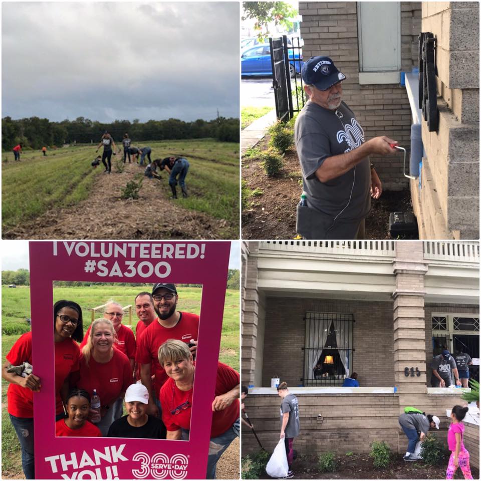 #300LookBack Several #Serve300 Days throughout 2018 allowed volunteers to make a difference working on projects across the city. 

Find ways to give back in 2019! - sanantonio.galaxydigital.com