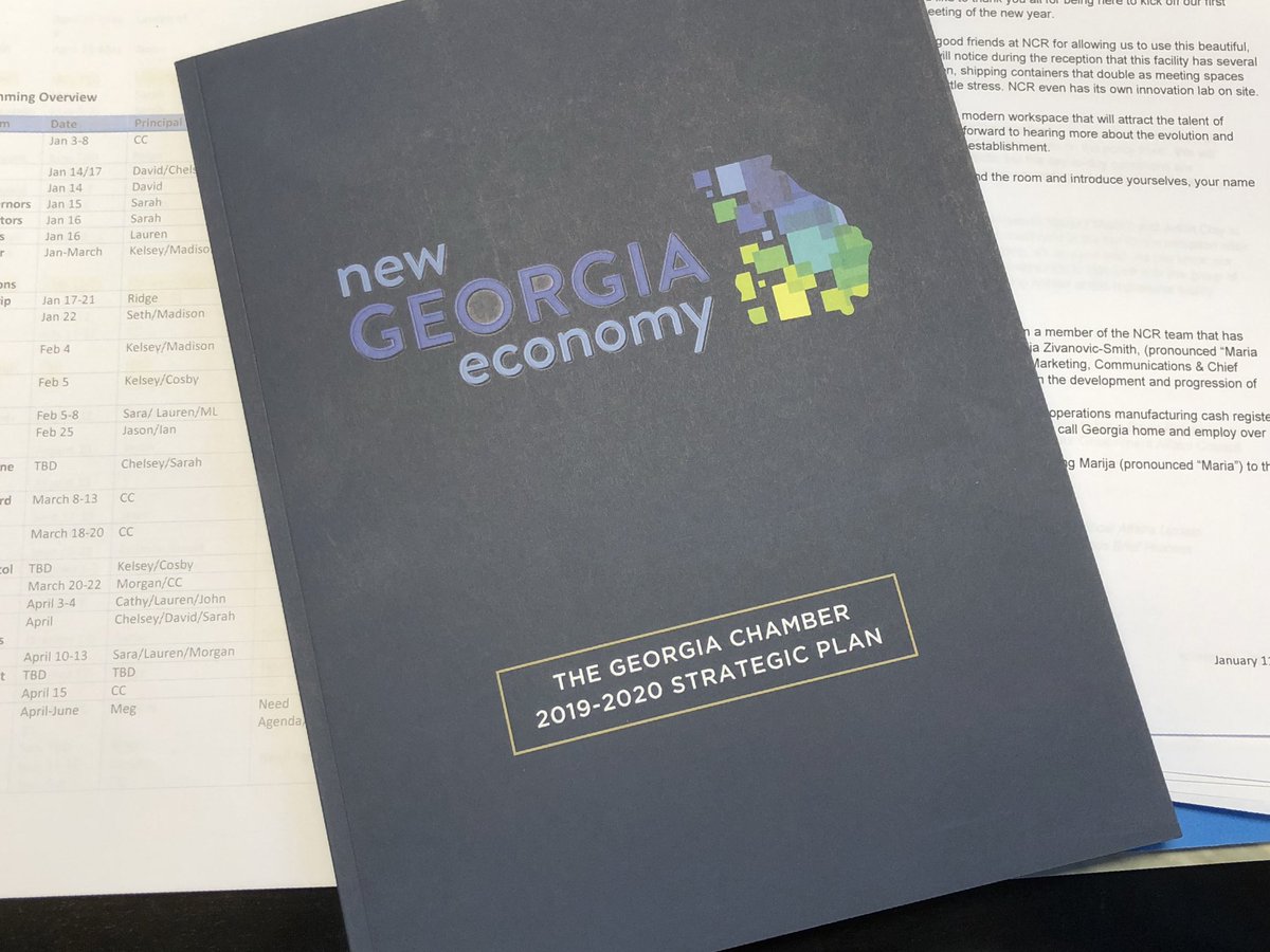 cclark_georgia1's tweet image. Hot off the press...The New Georgia Economy...our new strategic plan. @GAChamber is excited to share with our members later this week!