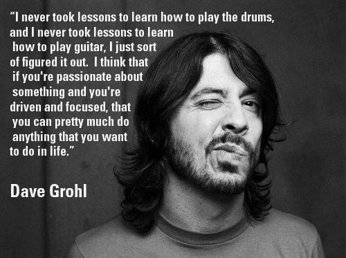 Happy 50th Birthday to the leyend Dave Grohl!  