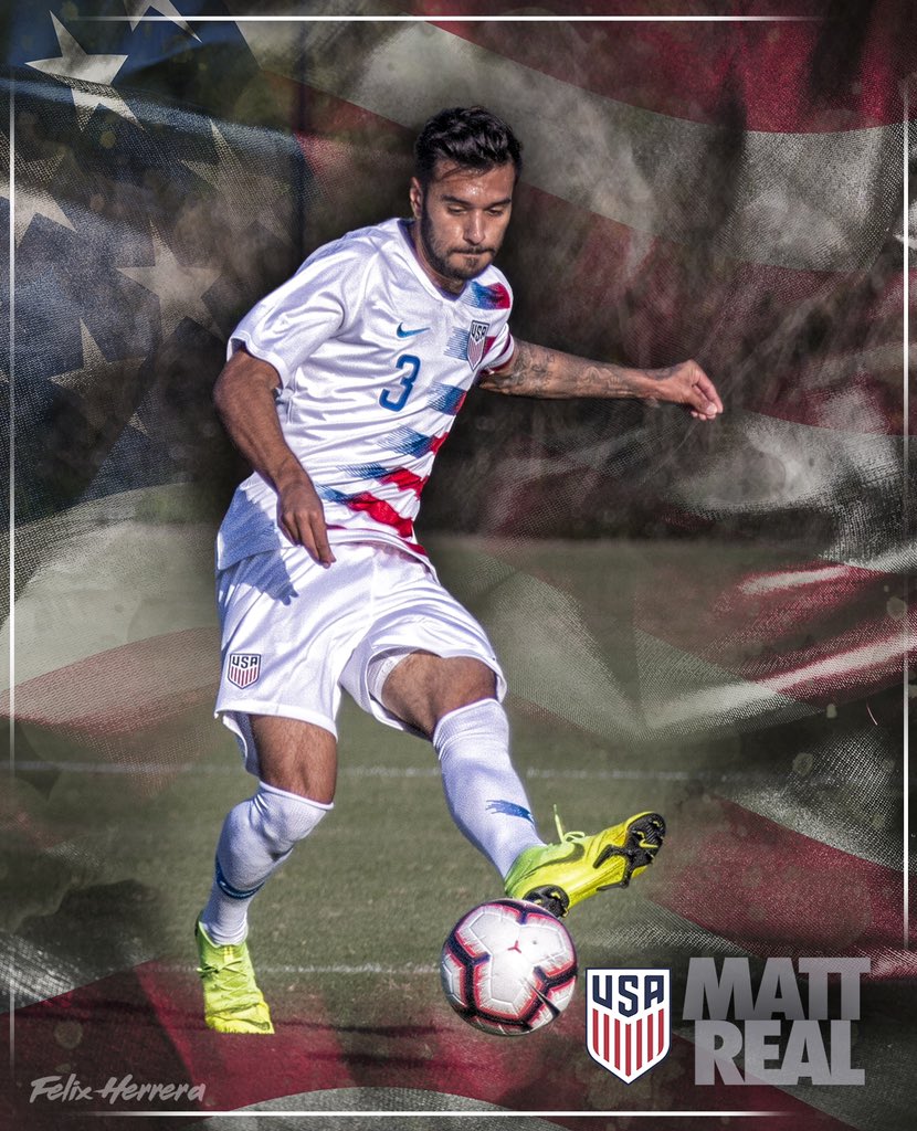 CoachFelix718's tweet photo. Matt Real doing his thing for the USMNT! @ussoccer_mnt @matt_real11 https://t.co/XFO5jOVC8K