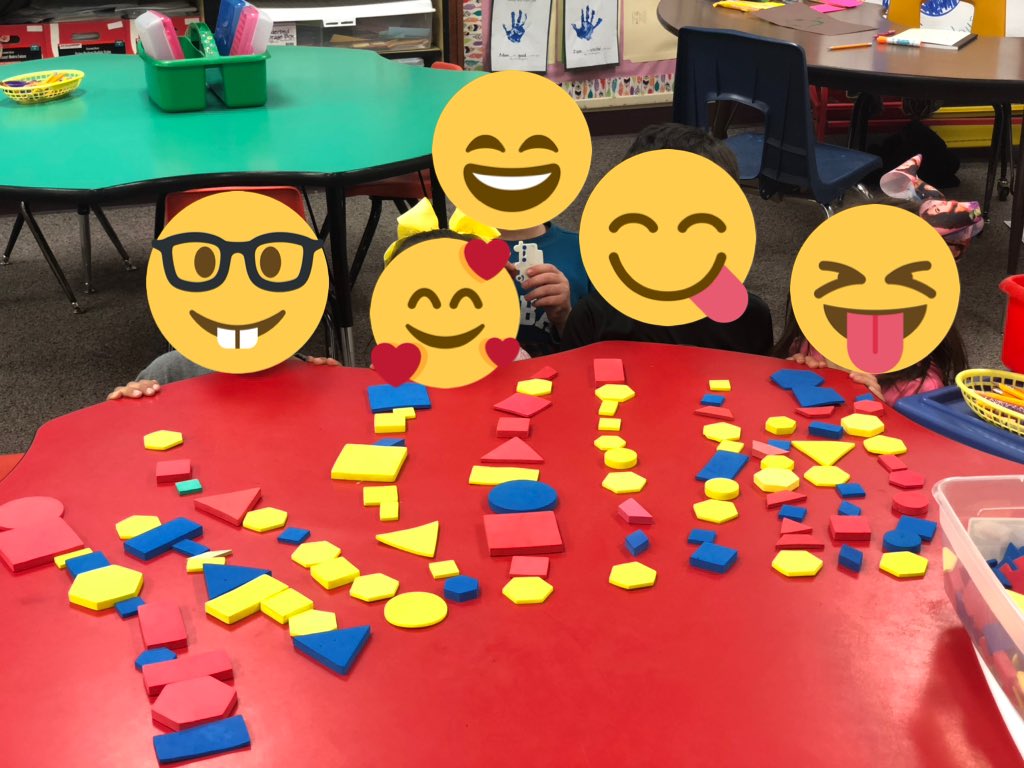 mrsrodriquez4's tweet photo. These little โemojisโ enjoyed making 100 by groups of 10. #mathinkinder #rossomerams #kindergarten https://t.co/Rtvkp7o5LT