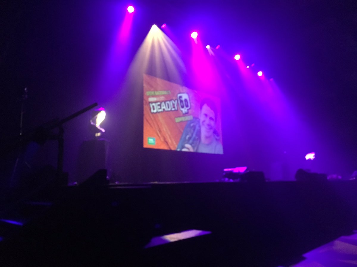 Things are about to get wild with <a href="/SteveBackshall/">Steve Backshall</a> at the Deadly 60 Down Under show ... It’s a very, very busy #Tamworth Regional Entertainment and Conference Centre today! #nature #Australia