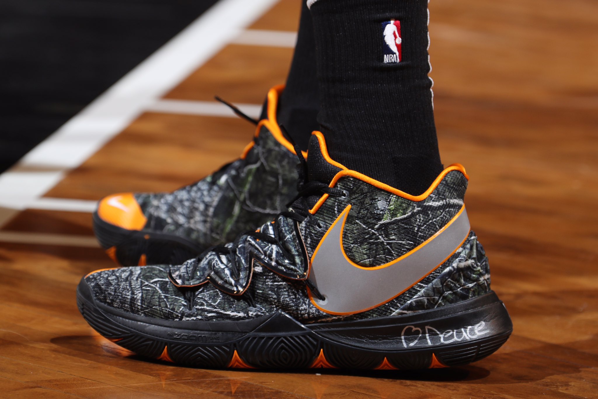 B R Kicks on X jaytatum0 wearing the Nike Kyrie 5 Taco against Brooklyn. https t olm3CPfMXv X