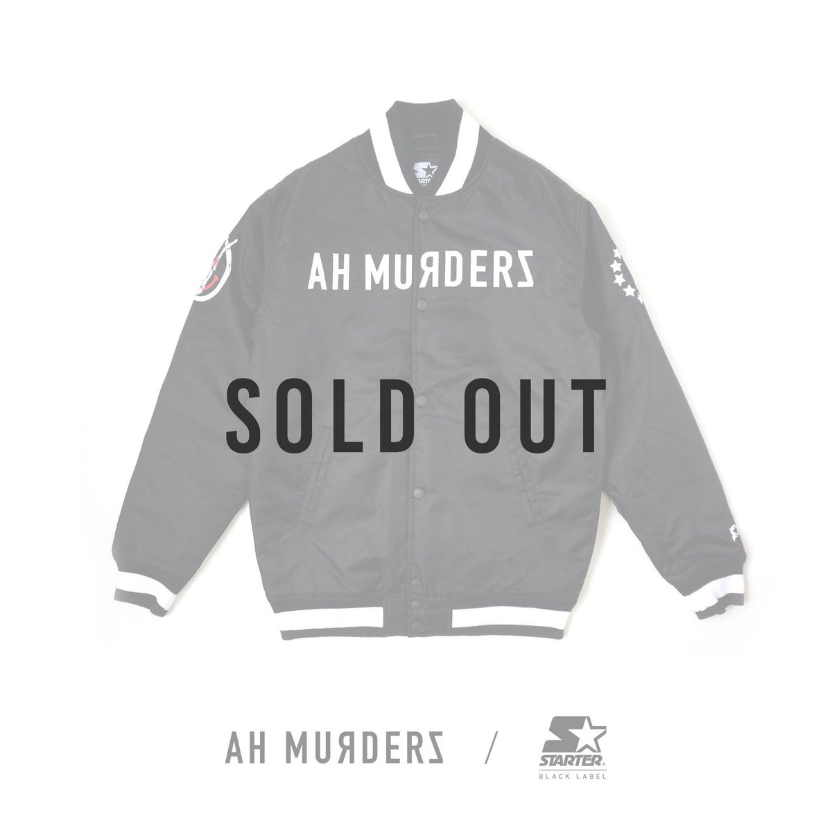Ahmurderzjp's tweet image. AH MURDERZ × STARTER BLACK LABEL “ STADIUM JACKET ”

完売しました！
ありがとうございます！

#AHMURDERZ #STARTER #STADIUMJACKET