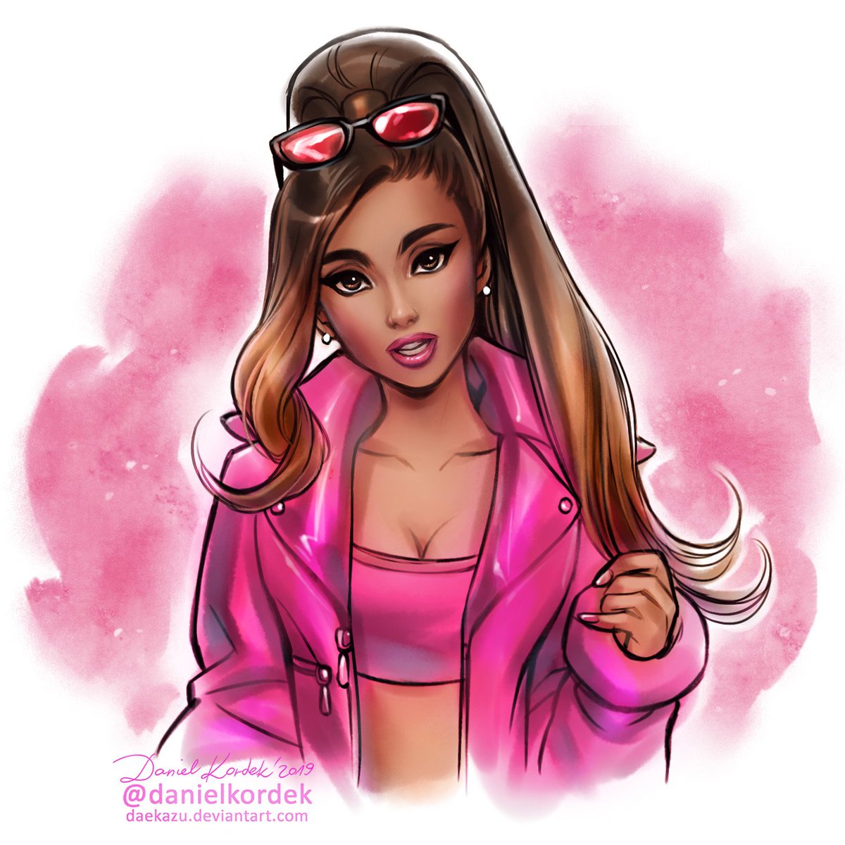 Cartoon Ariana Grande Drawings Easy