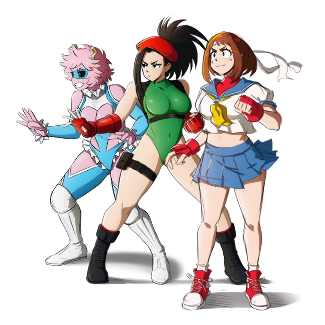 ケルズ on Twitter: "Who looks better in their SF outfit? Uraraka, Momo, or