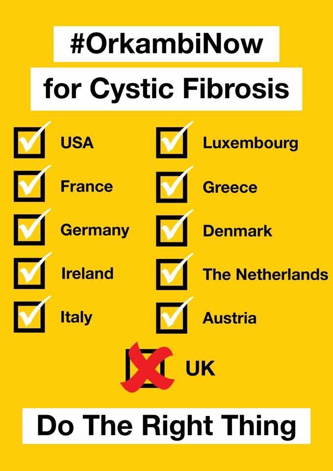 myCFHero's tweet photo. @HelenHughes_sim @jodavidson65 @MattHancock @MattHancock wants to pay the same for 6000 patients as he does already for 450 patients. Meanwhile our children suffer as he refuses them access to #HighQualityHealthcareForALL to #Prevent their decline & early death. #OrkambiNow for #CysticFibrosis #ConservativePlan https://t.co/nsEuyvAxc2