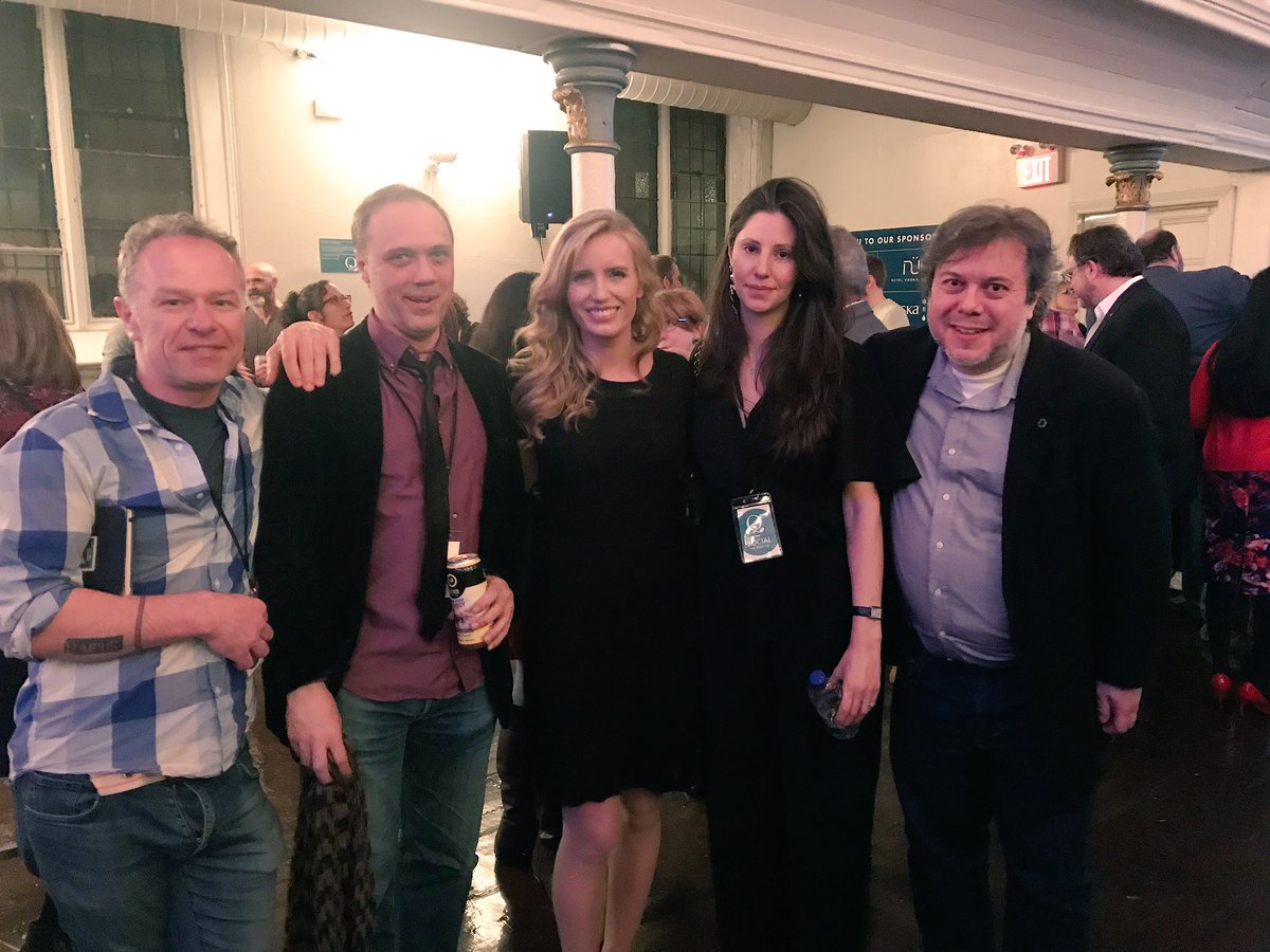 LexiOHudson's tweet photo. Such a marvelous evening with these fun friends at the #QuilletteinToronto #QuilletteParty! Free thought lives. https://t.co/WfAnavoi3e