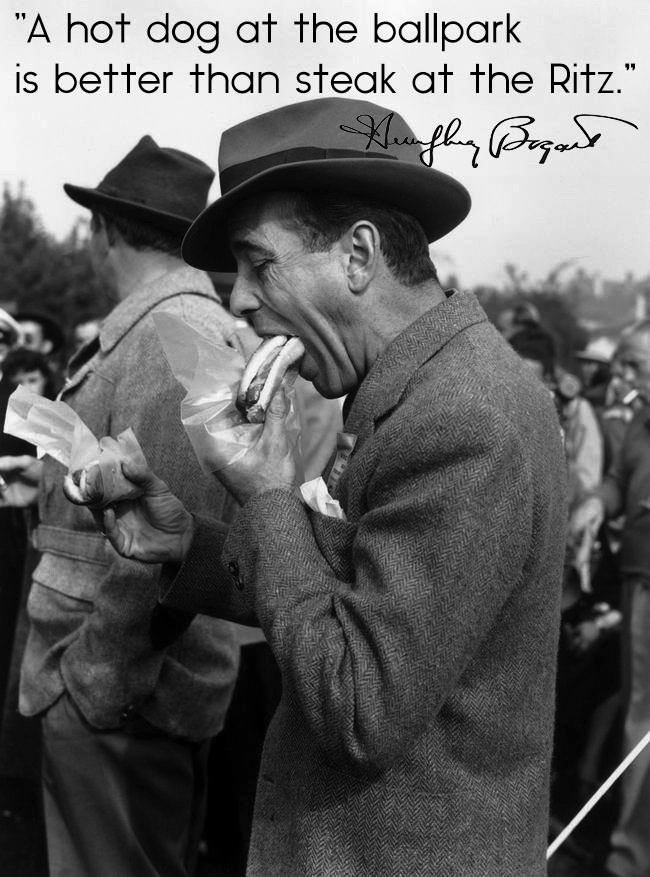 Humphrey Bogart was both a style icon and a man who deeply enjoyed the pleasures of being a regular guy.