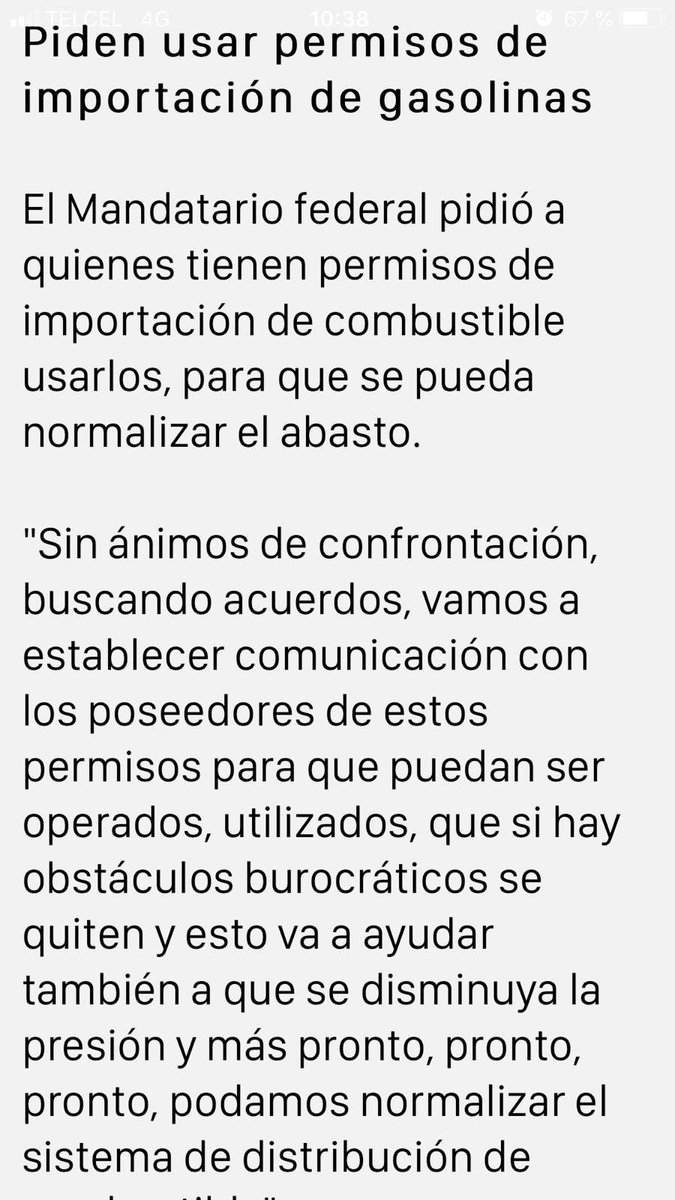 ferbelaunzaran's tweet photo. No deja de ser anecdótico y sintomático que el presidente @lopezobrador_, gran opositor de la reforma energética, demanda a concesionarios que importen gasolinas.

¿De qué tamaño será la desesperación como para tragarse el sapo? 🐸 https://t.co/gzRiqX3vgY