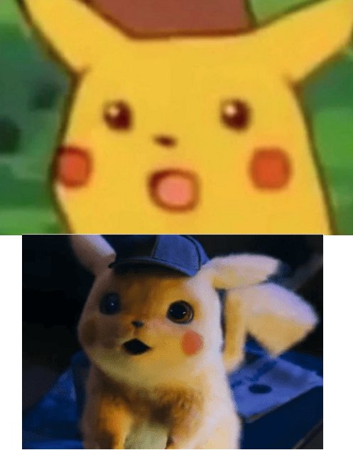 CockPuppets's tweet photo. Pikachu making it on the big screen #10yearchallenge https://t.co/nfQDoftyu1