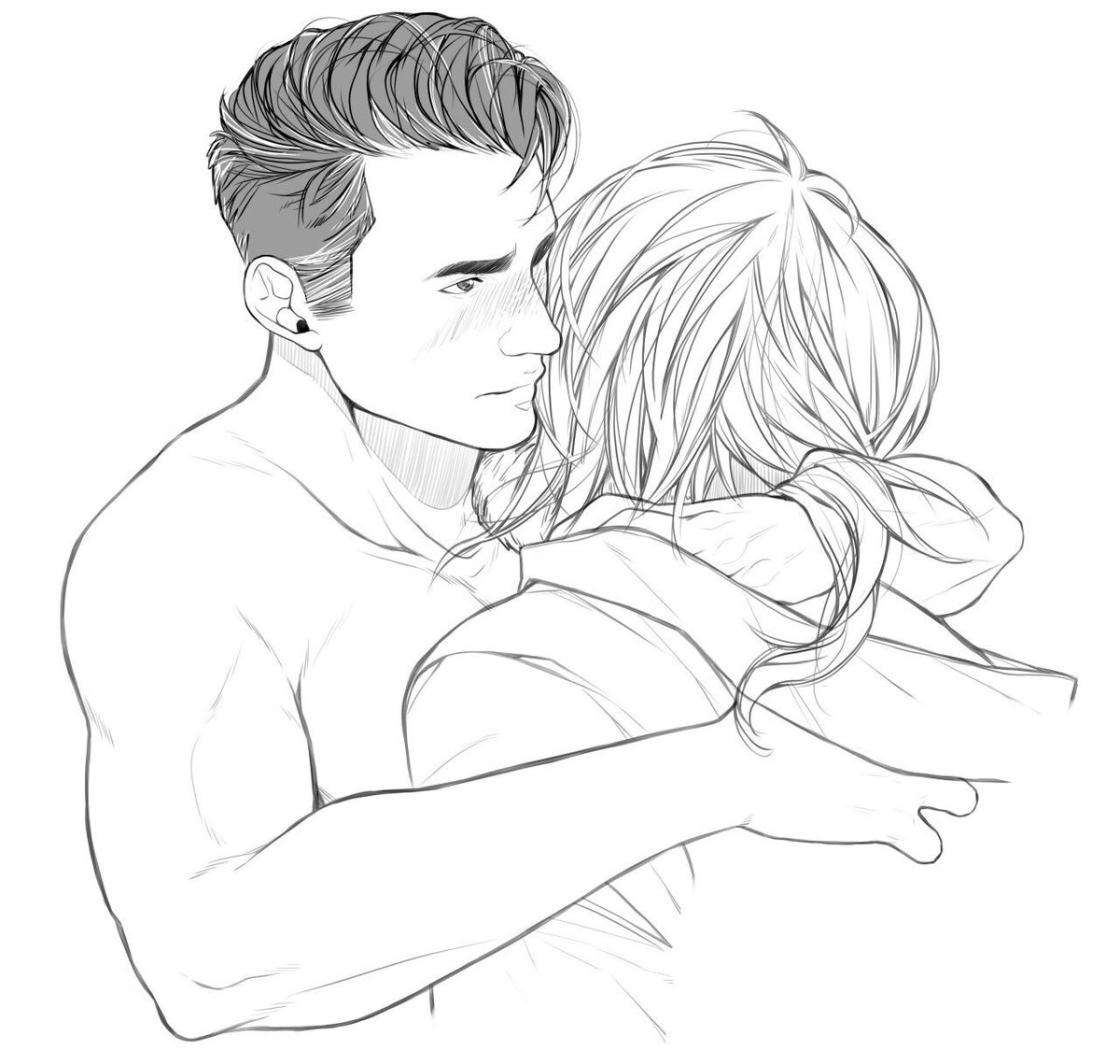 NadiTwombly's tweet photo. Another wip of my artbook ☺️ i Love Android Hank and his hair! I want draw so many pictures with him ☺️❤️ 

Order Link: https://t.co/JuLPBLG3Cc

#DetroitBecomeHuman #HankCon #AndroidHank https://t.co/qZfohfcaHL