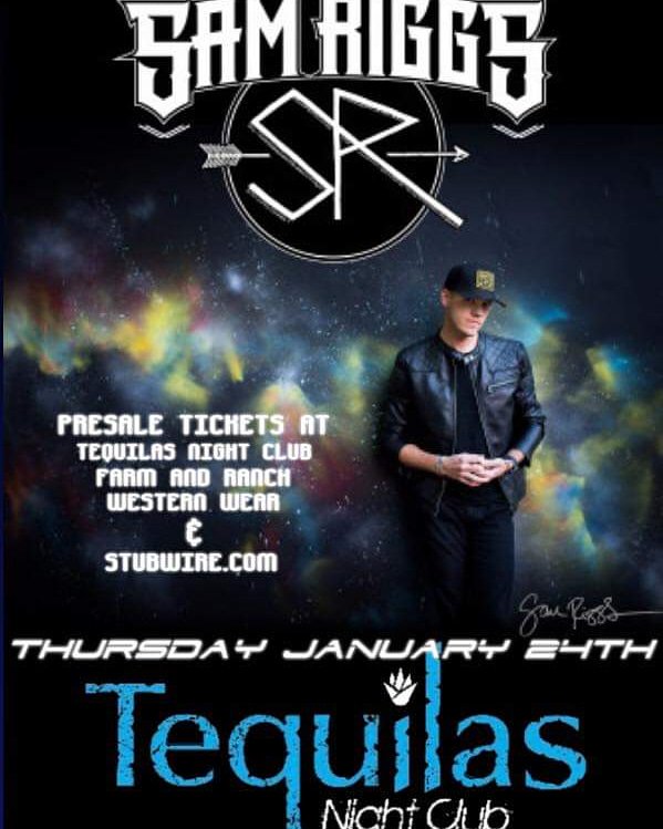Sam Riggs Save Yourself Sam Riggs will be live on stage Thursday January 24th get ur $12 ...