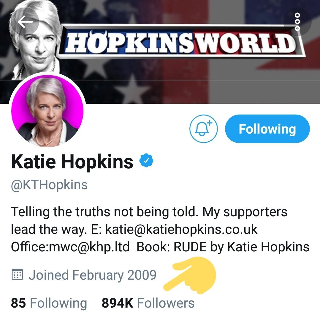 ALT_KTHopkins's tweet photo. 894,000 followers ✔️
1,002 likes ✔️
259 Retweets ✔️
145 comments ✔️
18hrs of fund raising ✔️
£0.00 raised ❌
@KTHopkins #SaveHopkins x https://t.co/qHLyd90oPq