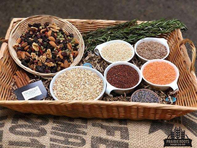 Who would be interested in 20% off dry bulk? ❤️= Yes! 👎=No. #bulkrocks #lesswaste #bringyourowncontainers #prairierootsfoodcoop #welovebulk bit.ly/2SSM631