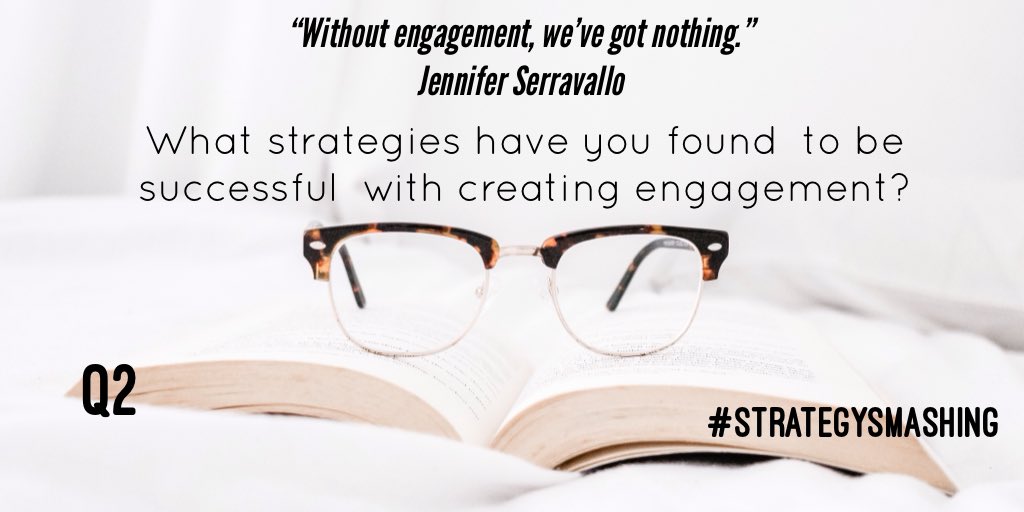 During our PD session there was great discussion about engagement. #strategysmashing #wearepowhatan