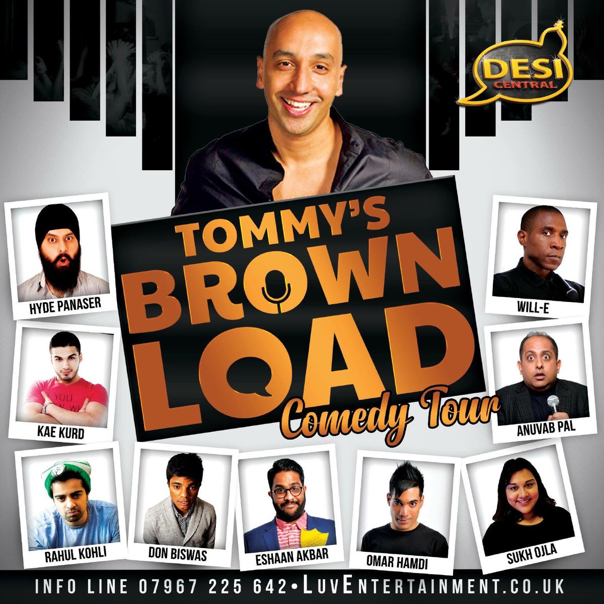 Tommy Sandhu brings laughter to a city near you. Guaranteed outrageousness and laughter! No holding back! Tickets: bit.ly/TommysBrownload or 07967 225 642 #desicentral #tommysandhu #comedytour #luventertainment <a href="/TommySandhu/">Tommy Sandhu</a>
