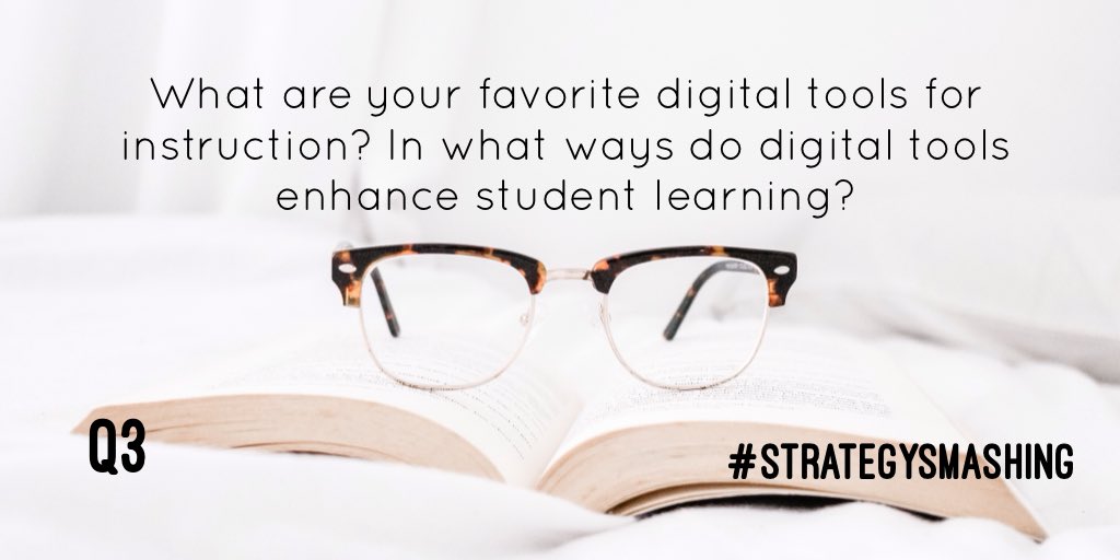 Some of you are trying new digital tools with this PD and some of you have ones that you love to use with your students. #strategysmashing #wearepowhatan