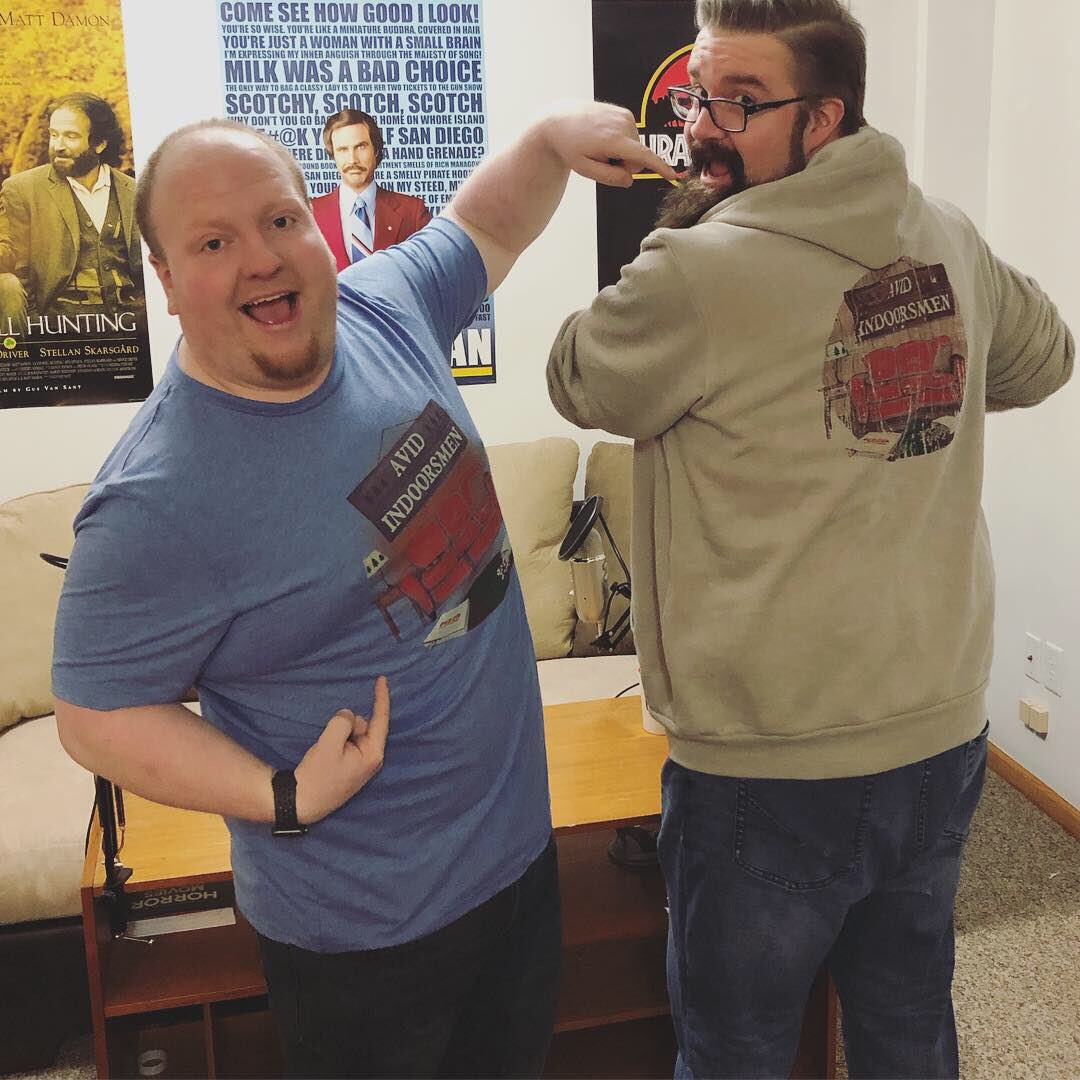 THE AVID INDOORSMEN SHIRTS AND HOODIES ARE HERE! We’ll be wearing them inside but they’re nice enough to go and flaunt outdoors...if you’re into that sort of thing. Check out theavidindoorsmen.com if you wanna add these super stylin’ pieces to your wardrobe! #MerchandiseMonday