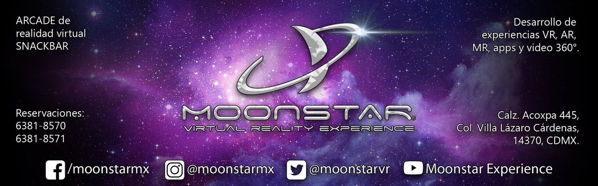 MoonstarVr's tweet photo. 👾👾👾Síguenos en nuestras redes sociales, llámanos o visítanos para estar informado de los juegos que tenemos en nuestro ARCADE de Realidad Virtual y para Información relacionada al desarrollo de proyectos VR, AR, MR, video 360 y apps.👾👾👾 https://t.co/hG7MuIf3TP