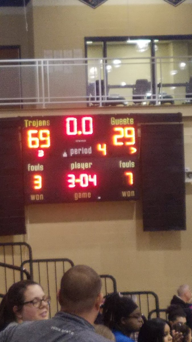 Final score. #Trojans take down #MifflinCounty.