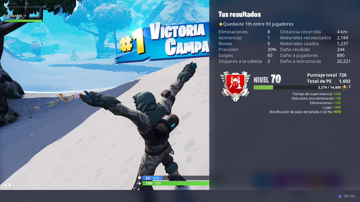 rendimiento maximo en cualquier elevacion cenit fortnite victoriacampal nintendoswitch - cenit fortnite