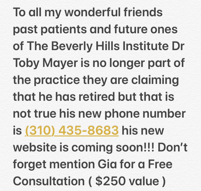 #facialfempatients #FFM #drtobymayer #bevhillstgNOMORE https://t.co/Ff1Ci0RvBE<a href="/tag/facialfempatients"class="tags">#facialfempatients</a><a href="/tag/ffm"class="tags">#FFM</a><a href="/tag/drtobymayer"class="tags">#drtobymayer</a><a href="/tag/bevhillstgnomore"class="tags">#bevhillstgNOMORE</a>