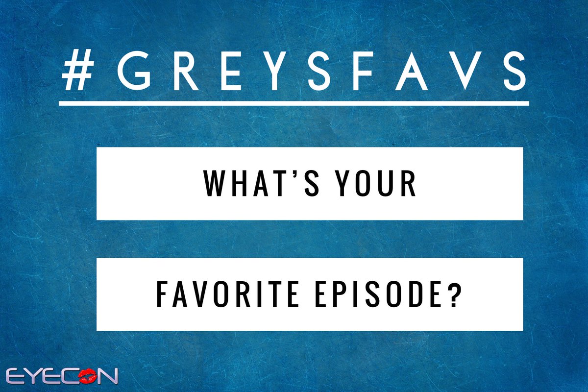 Hey All! 
We are going to do a #GreysFavs on Twitter. 
#GreysFavs is basically a live watch. Let’s pick an episode and watch it together!