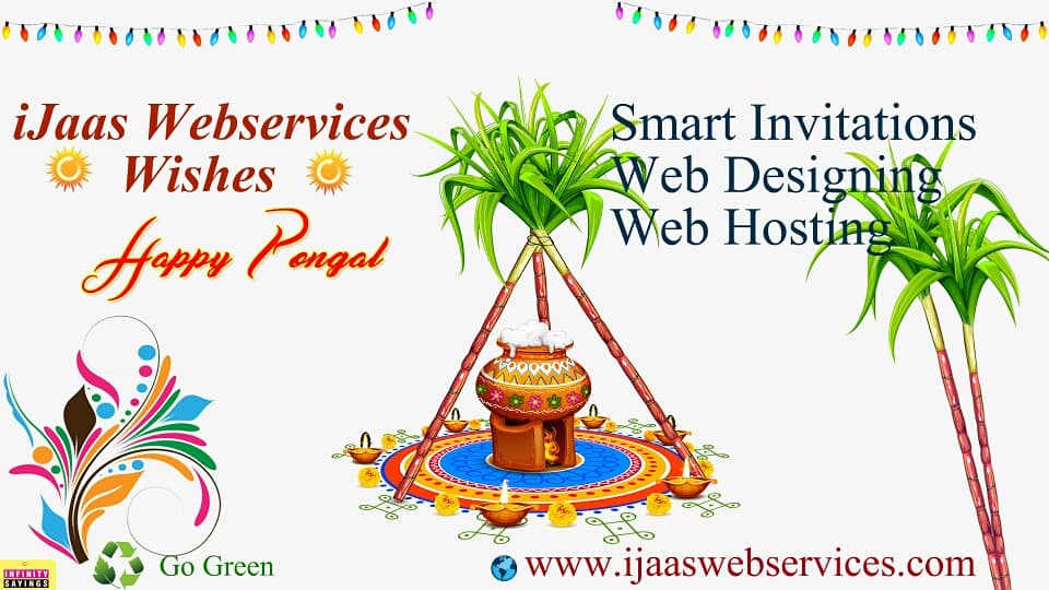 iJaas webservices wishes Happy pongal...! #ijaaswebservices #iJaas #webhosting #webdesign #smartinvitation #digitalinvitation