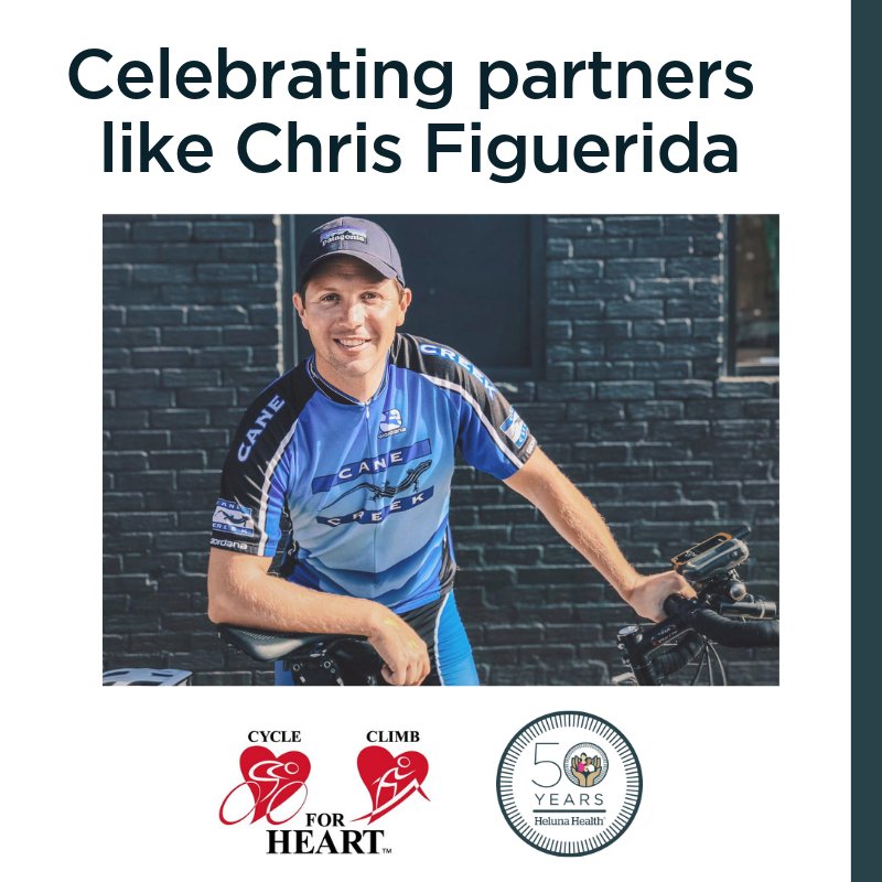 HelunaHealth's tweet image. Congratulations to one of our amazing partners, Chris Figureida of @CycleForHeart! He has ridden over 40k miles &amp;amp; crossed the U.S. 11x by bike to speak to more than 73k students about the importance of healthy lifestyle choices. Continue to inspire us!  cycleforheart.org.