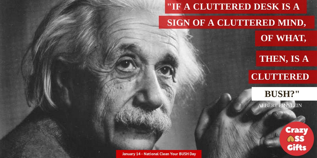 CrazyAssGifts's tweet photo. Nobody likes clutter! Unless you're my buddy Jimbob. He can't get enough of that clutter 🐺💦 #einstein #nationalcleanyourdeskday #cleanyourdesk #cleanyourbush #jackass #dirtysanchez #dank #dankmemes #memes #meme #inbetweeners #borat #lampoon #southpark #deadpool #memereview https://t.co/48DK2zMMp6