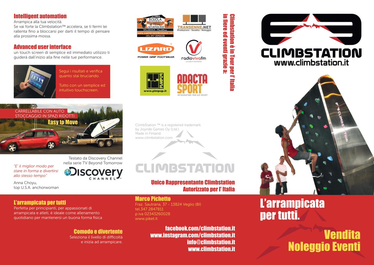 marcopiket's tweet photo. per tutti i vostri Eventi non lasciatevi sfuggire l' occasione unica dell'animazione con https://t.co/VRVdU65Ghw l' Arrampicata per Tutti ! 
Infoline 3472847811 info@climbstation.it by @marcopiket 
@climbstation #climbstation #climbstationitalytour #noleggio #eventi #sport https://t.co/7ln8R24GzO