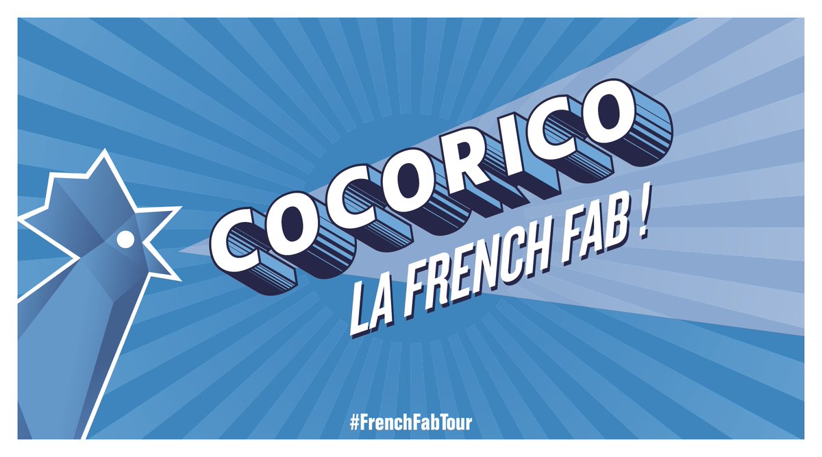 Cocoricooooo ! C'est le jour J 💥 Top départ du #FrenchFabTour aujourd'hui à <a href="/Laval_la_Ville/">Laval la Ville</a> pour faire bouger l'industrie : industriels, étudiants, demandeurs d’emploi, c'est le moment de passer à l'action 👉 bit.ly/2QNlONI