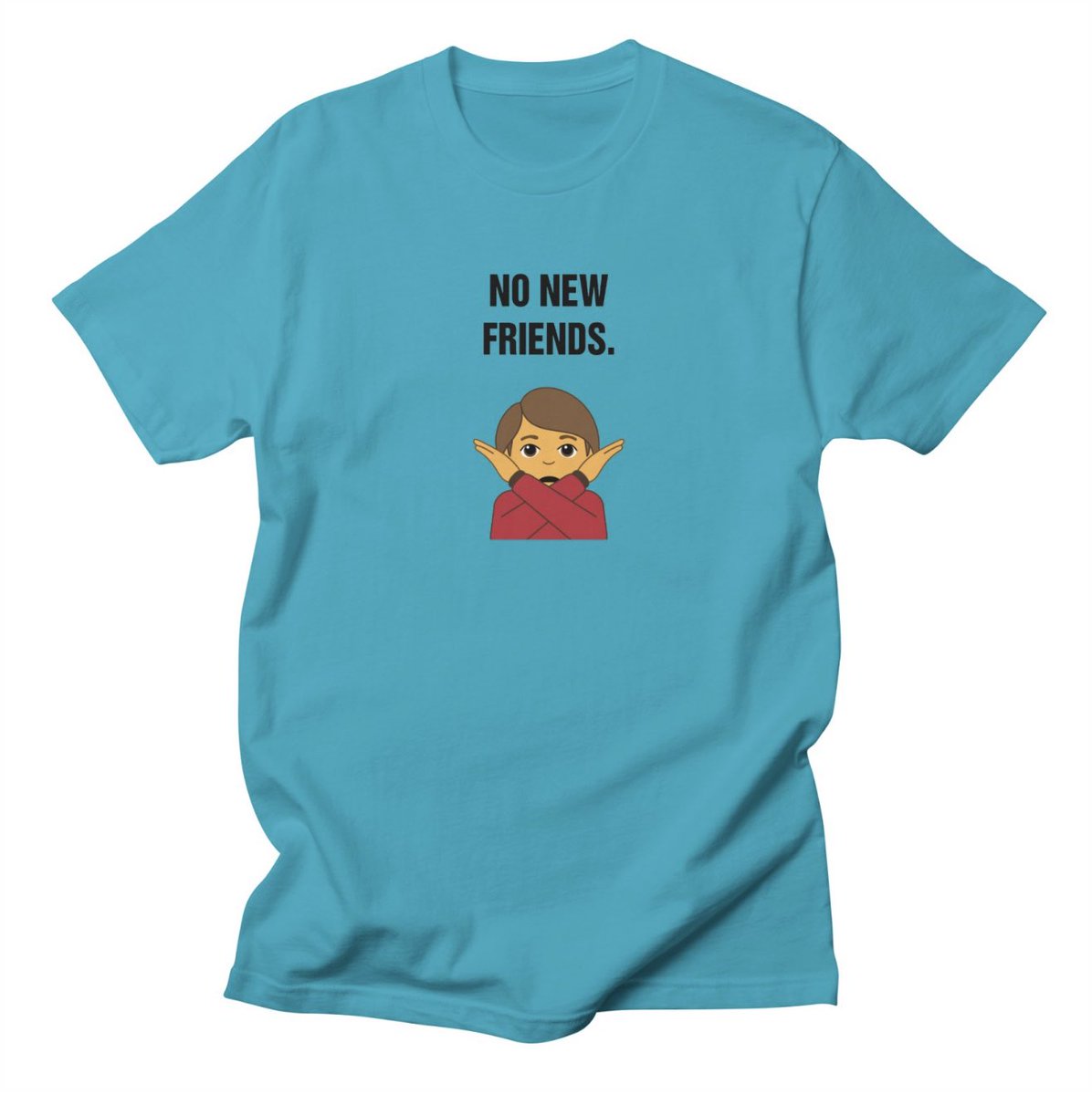 JoshSabarra's tweet photo. Sometimes, you just gotta let people know upfront. 🙅🏻‍♂️ Order your swag at https://t.co/x9C5xuOs20. #JoshSabarra #SideEye #shirts #tshirts #swag #gifts #emojis https://t.co/T8h14tyGRX