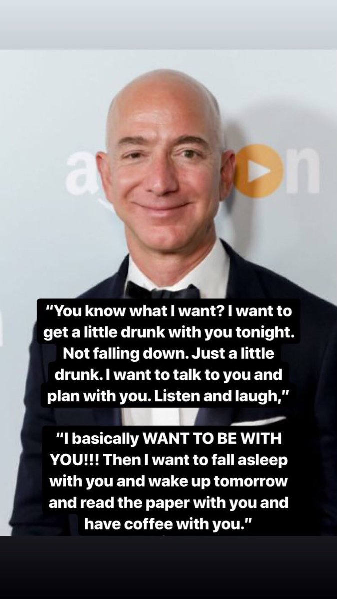 AlopezComedy's tweet photo. This is how the richest man in the world, Jeff Bezos’ “sexts” #BezosChallenge https://t.co/qyYSxkHJTC