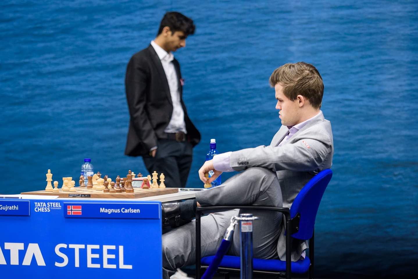 Tata Steel Chess: Gujrathi in joint lead with Carlsen - Rediff.com