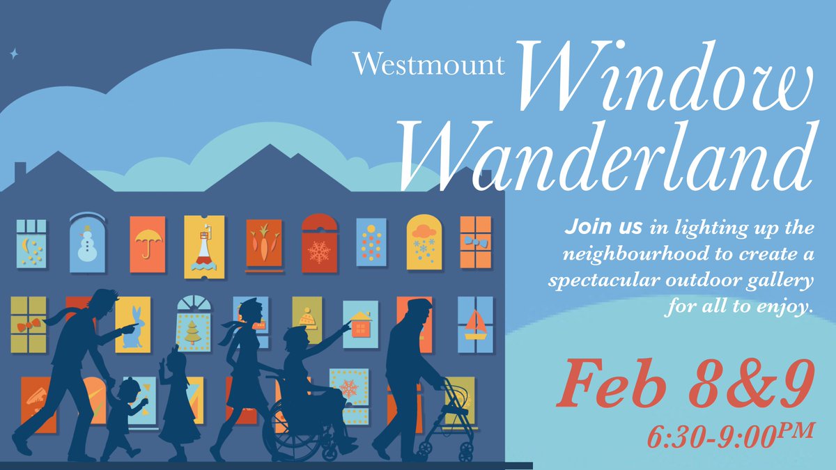 Window Wanderland is coming to #WestmountYEG. Get creative with illuminated window displays and add your home or business to our walking map. Then wander our neighbourhood Feb 8 &amp; 9 and take it all in! Full deets at westmountcommunityleague.com/window-wanderl… #lovemyWCL #yegCLspirit