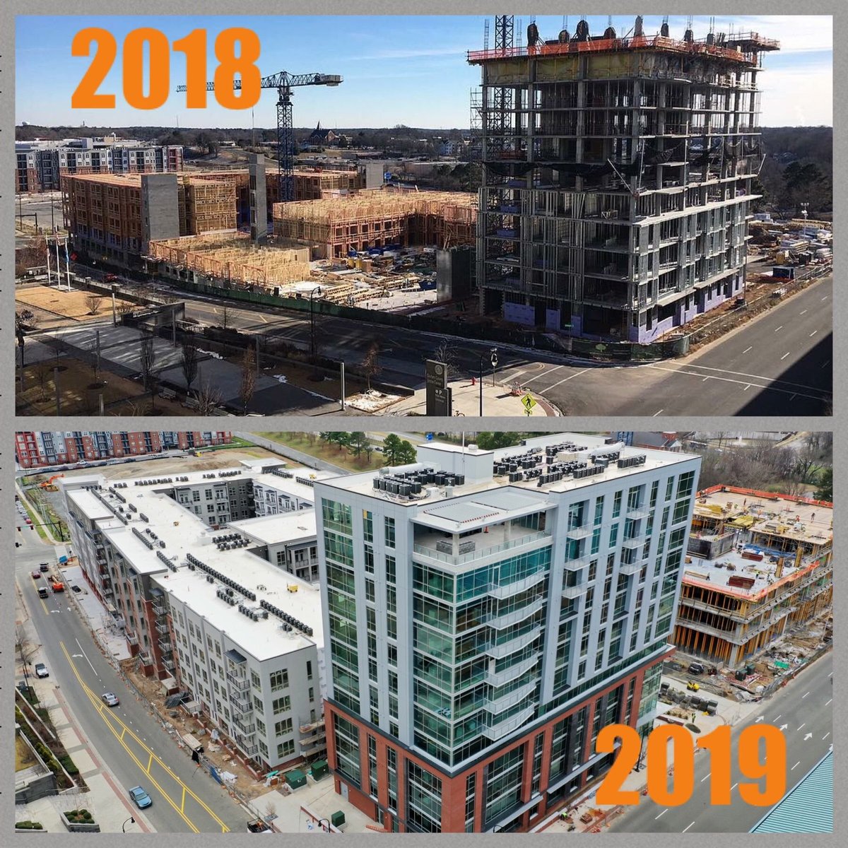 VanAlenNC's tweet photo. What a difference a year makes! Aging Challenge accepted #VanAlen #howharddidaginghityouchallenge #thisisnwrliving #liveluxuryandlivevanalen #2018 #2019 #wehaveapartmentsjustforyou https://t.co/dFET9SLwDX