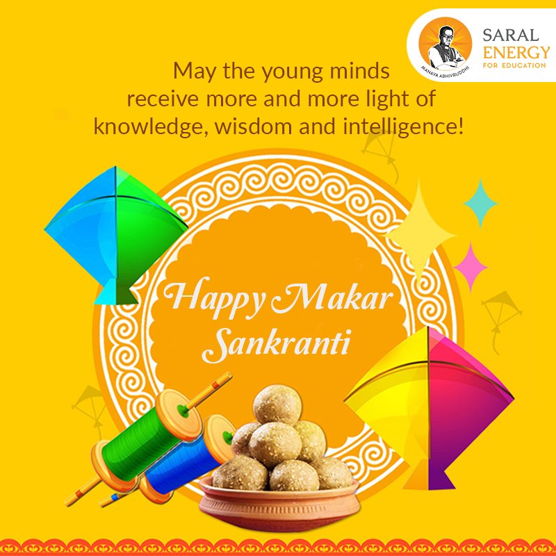 SaralEducations's tweet photo. May the future generation of our country be endowed with knowledge, wisdom, and intelligence, as they make an auspicious beginning on Makar Sankranti. #HappyMakarSankranti #MakarSankranti2019 https://t.co/z8seVgOmWF