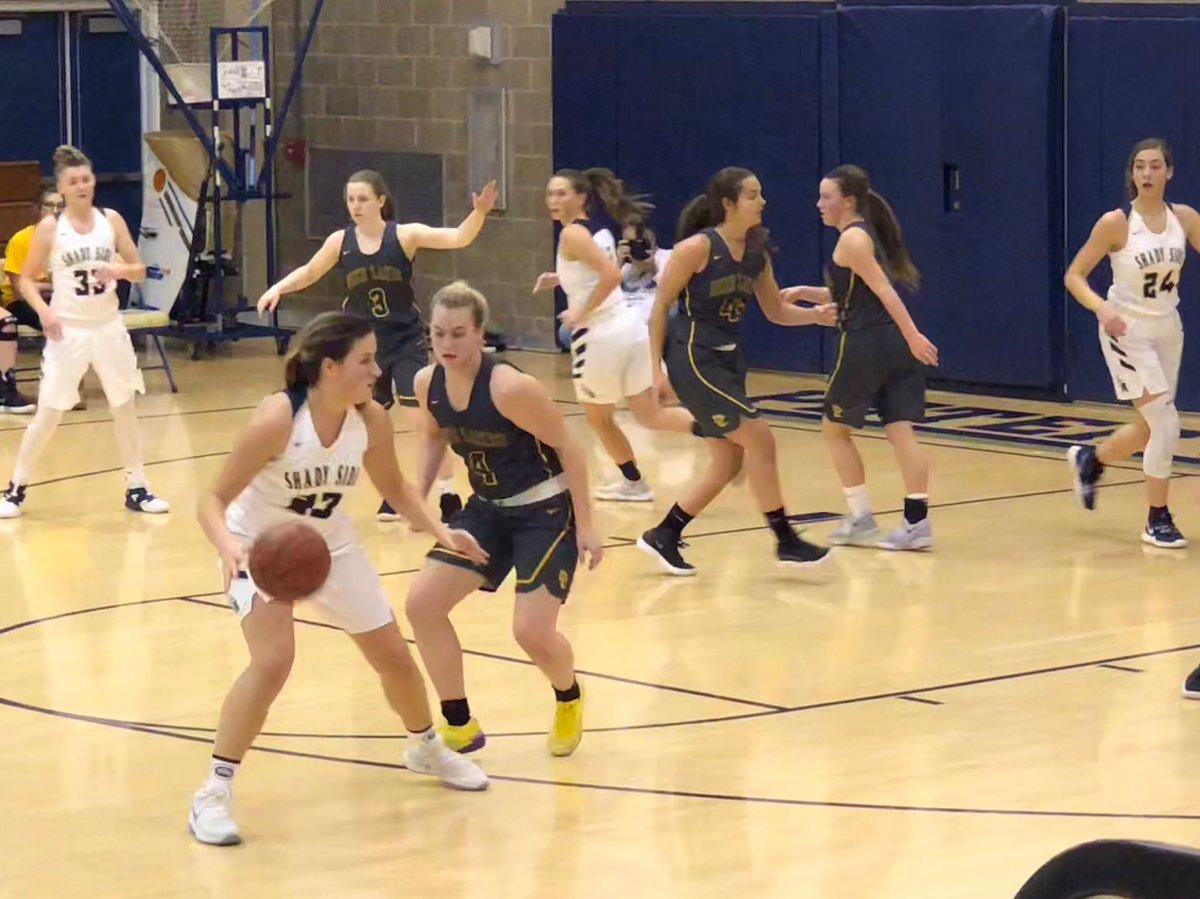 SSA Girls' Bball complete sweep of section 3-3A with strong team win over Deer Lakes 55-36 moving to 7-0 in section and 11-1 overall. Great even team scoring Jewart 15, Rosier 13, Goitz 12, Lau 9, Benec 6