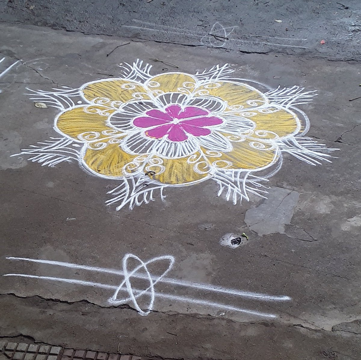 KalyaniMuktevi's tweet photo. #traditions #culture #festival #rangoli #freehand #colours #Andhra #Telangana #telugu #india #kpixel #samsung #kalpixeldairy #mobileclick #greetinsfromHyderabad #wishes #love #regards #pongal #Sankranti2019 https://t.co/XaZBGzXupD