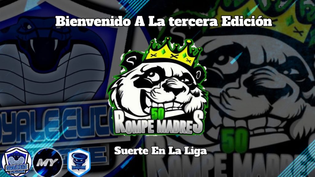 Unos pandas bien maniáticos vendrán por ese Gran Premio de la liga 😎 ¿le harán el honor a su nombre?

Ellos son  @50RompeMadres 

Bienvenidos a la Royale Elite League 🏆
Mucha suerte en esta gran competencia 

(21/32)