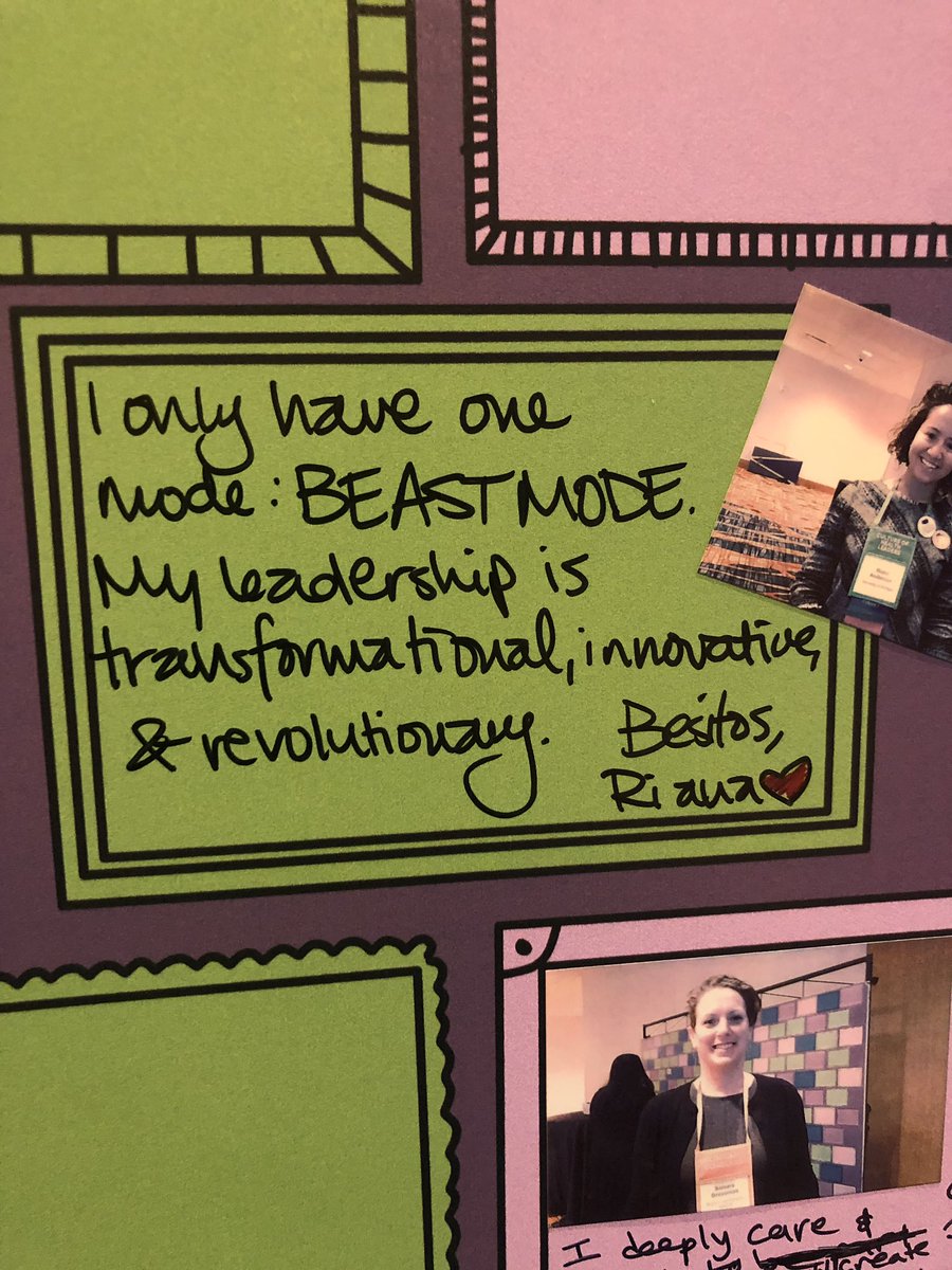 HealthyKara's tweet photo. Enjoying watching this creative space fill up! Some “bricks” from this morning... #2019RWJFLeaders https://t.co/II8IqBNzN5