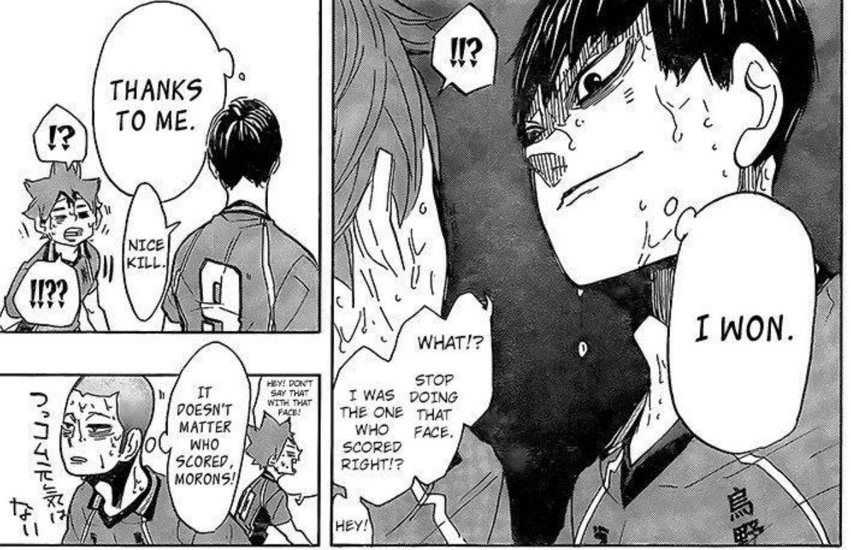 i love kageyama's petty monologues 